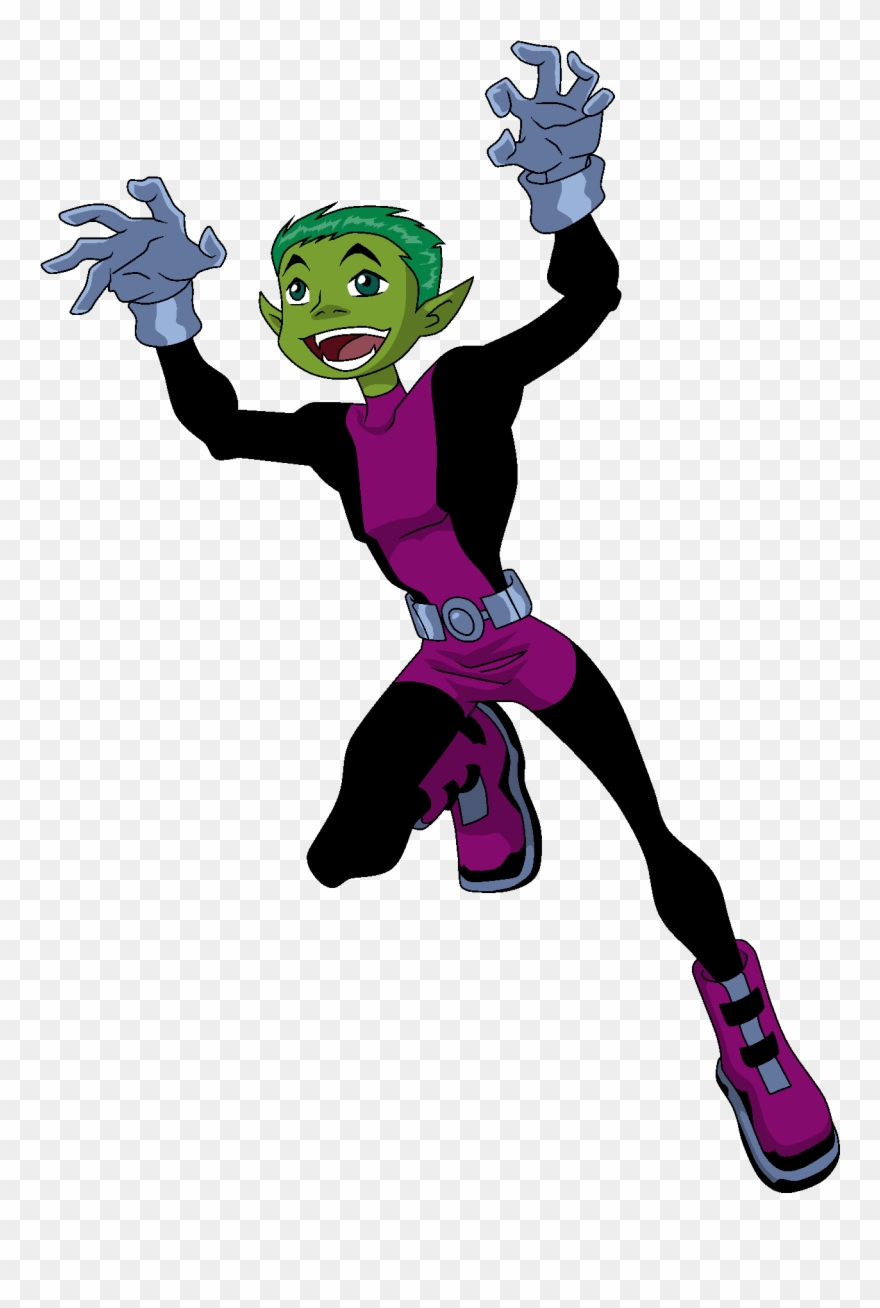 Beast Boy Clipart Happy - Png Download