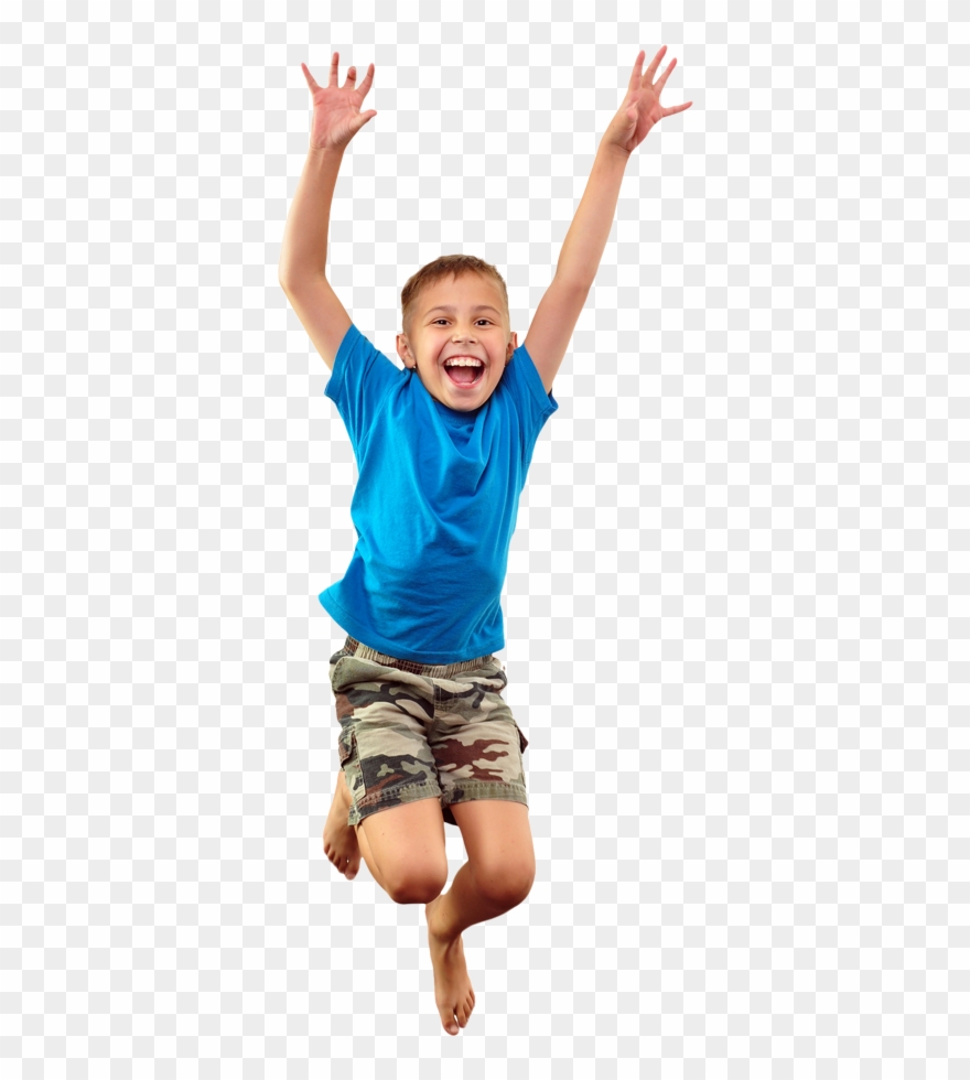 Clip Art Freeuse Download Kid Transparent Jumping - Png Download