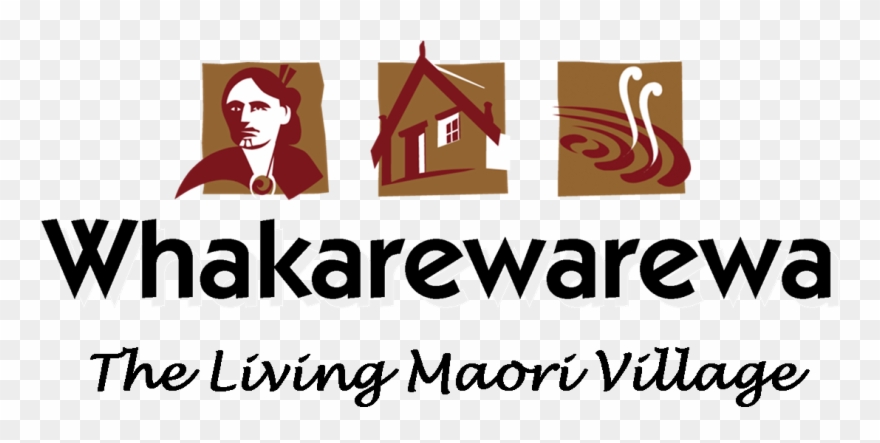 The Living Maori Village Clipart