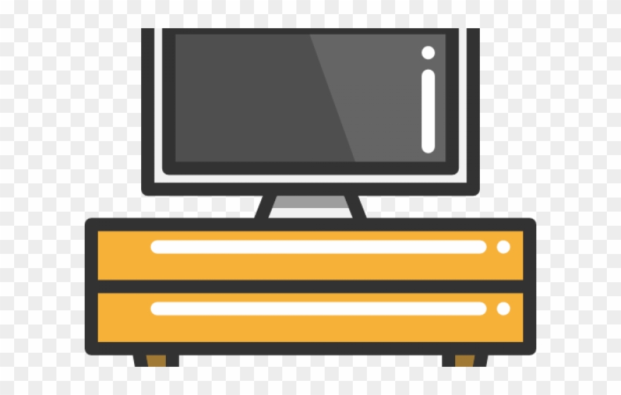 Television Clipart Cabinet - Png Download