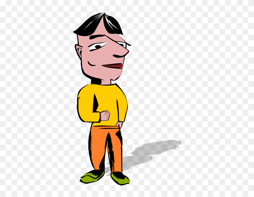 Man With Green Shoes Clip Art - Png Download