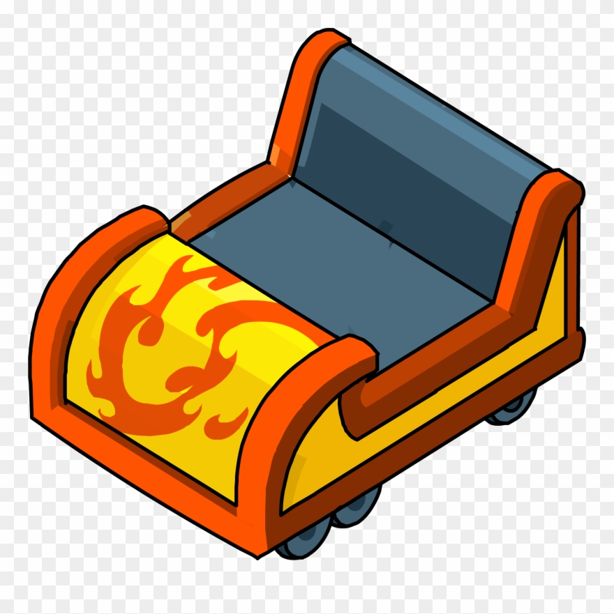 Orange Cart Club Penguin Wiki Fandom Powered Clipart