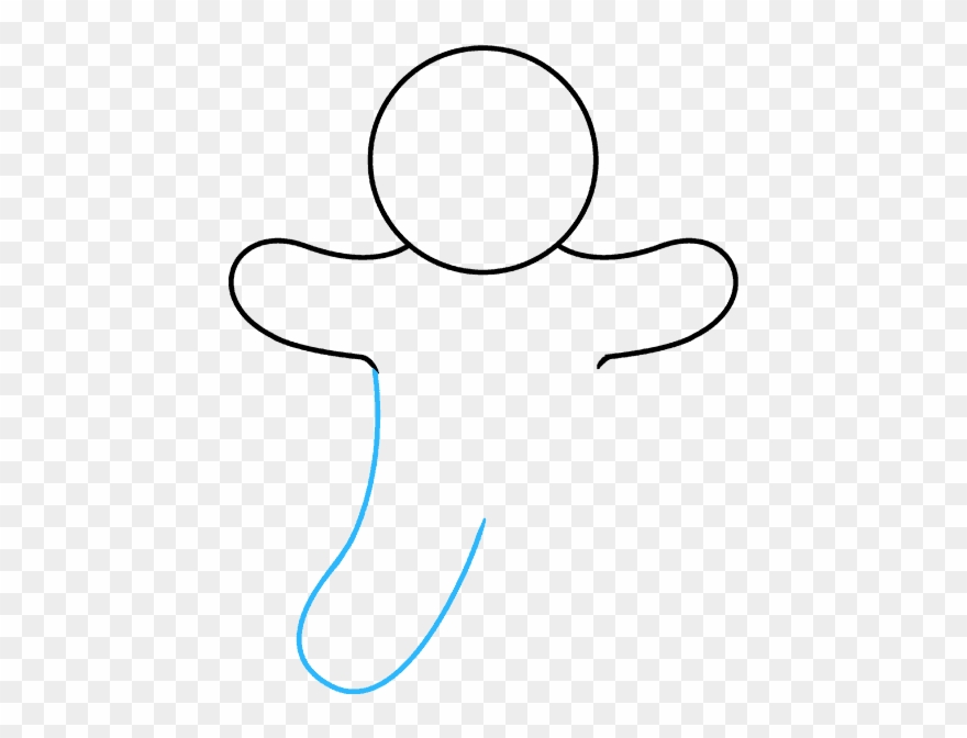 How To Draw Gingerbread Man Clipart