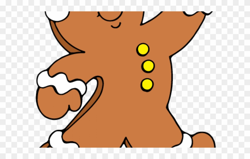 Gingerbread Man Clipart - Png Download