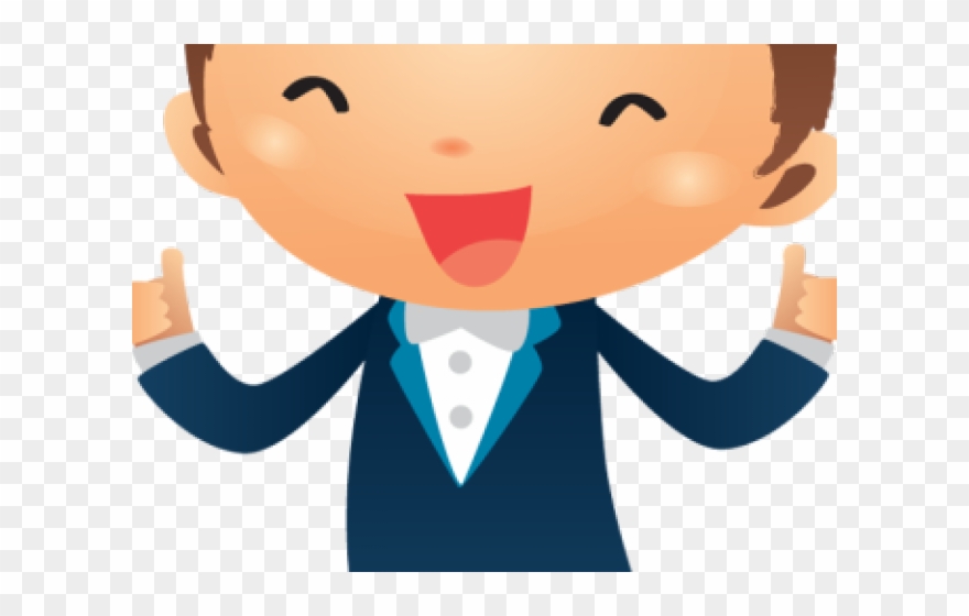 Businessman Clipart Thumbs Up - Png Download