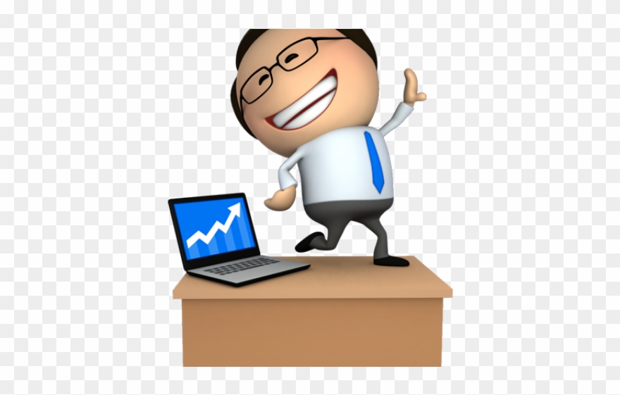 Businessman Clipart Animated - Png Download