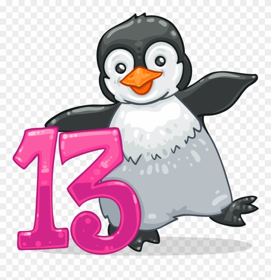 Lucky Penguin Clipart