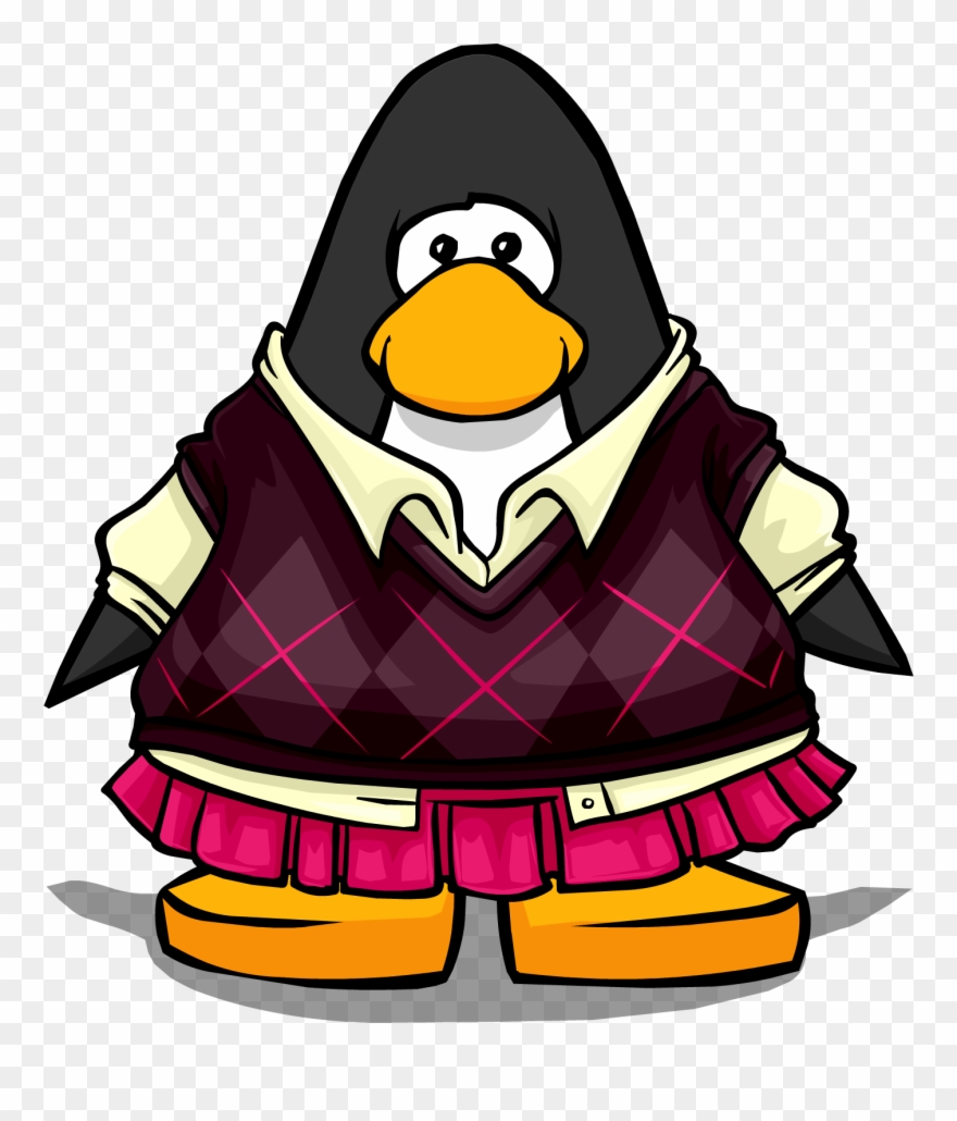 Girl's Sweater Vest Pc Clipart
