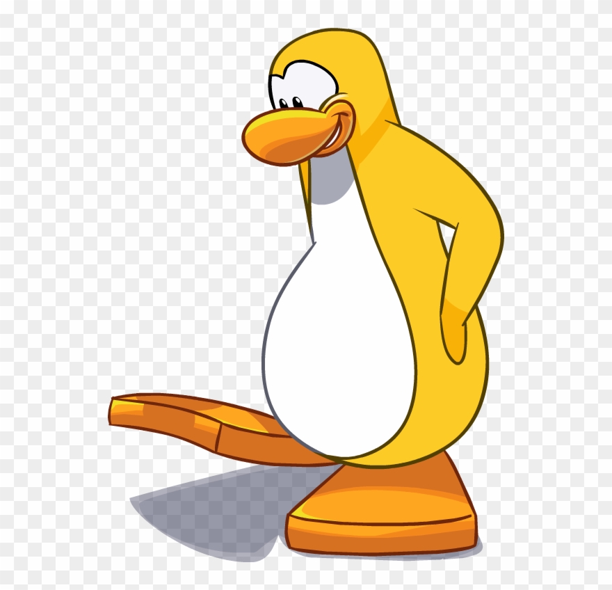 Pinguins Amarelos Sem Itens Clipart