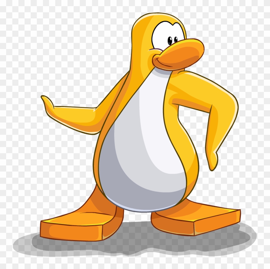 Pinguins Amarelos Sem Itens Clipart