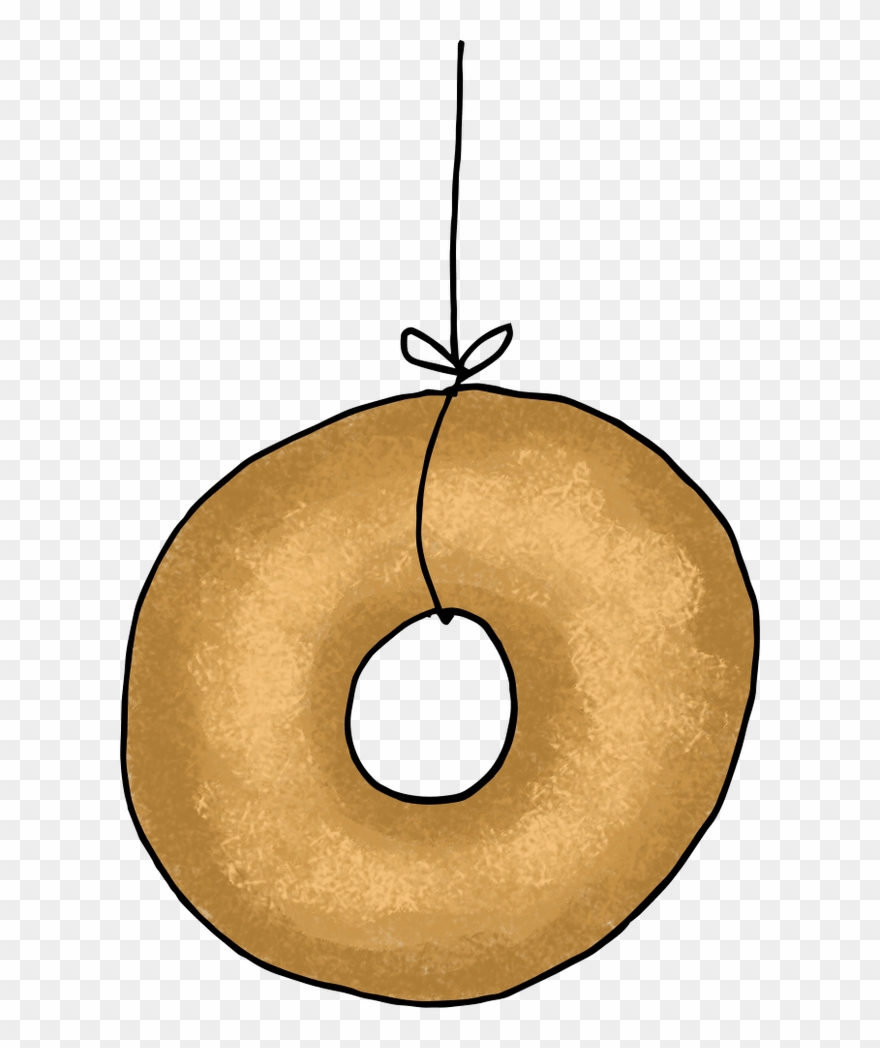 Donut On A String Clipart