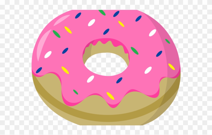 Doughnut Clipart Glazed Donut - Png Download