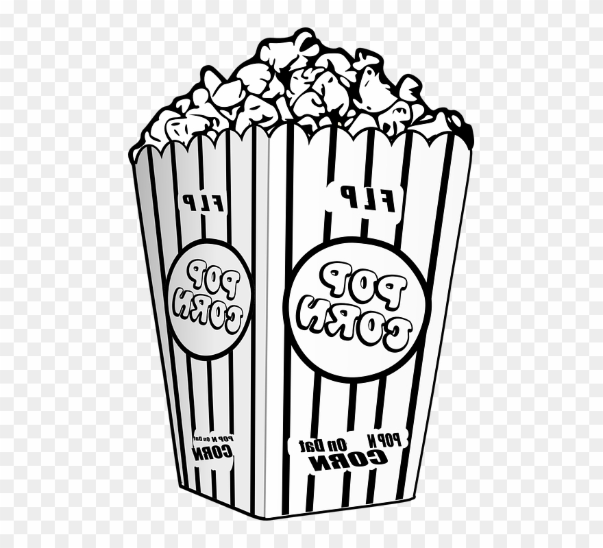 Clipart Of Kernel, Popcorn To And Popcorn About - Png Download