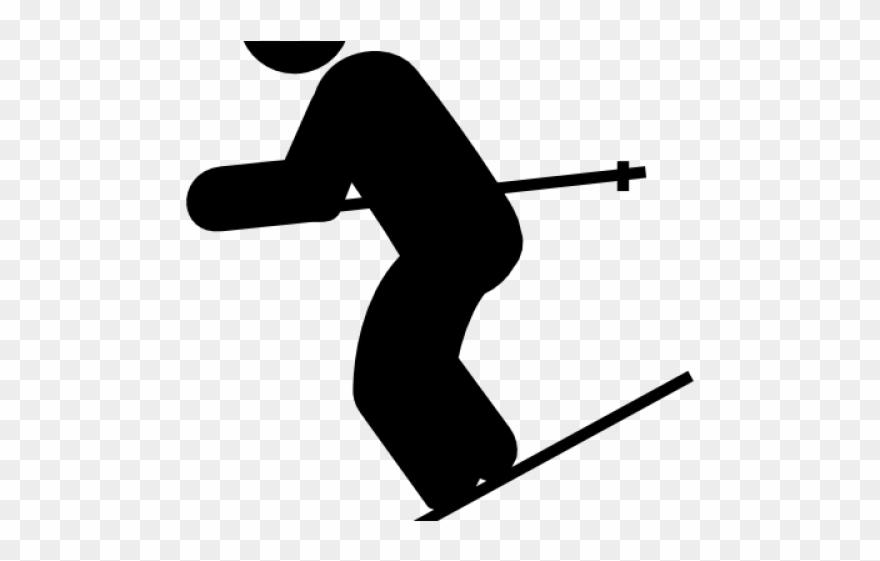 Skiing Clipart Ski Crash - Png Download