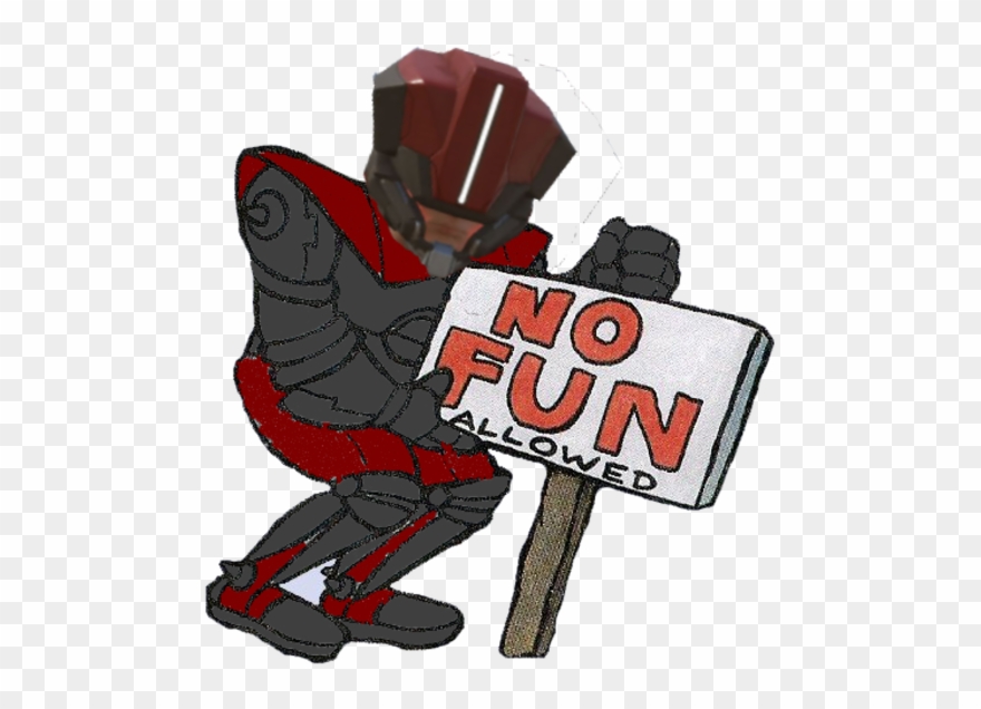 No Fun Allowed Clipart