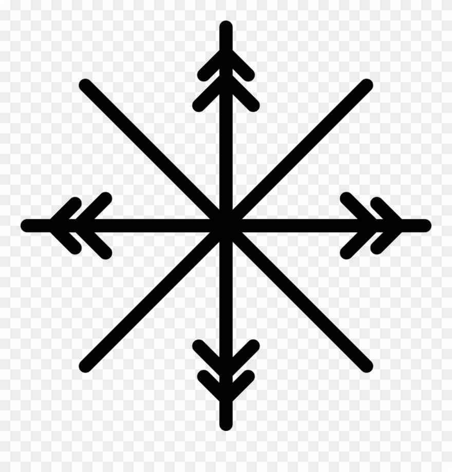 Snowflake Comments Clipart