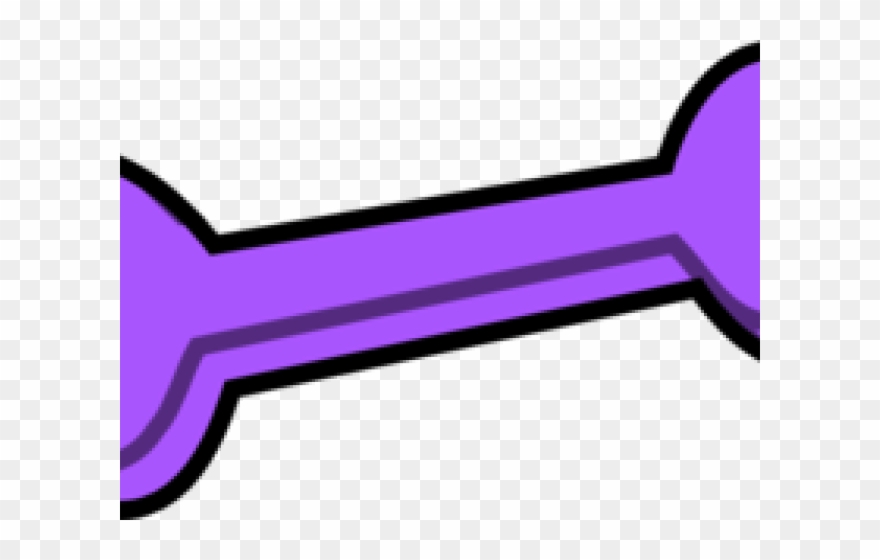 Bones Clipart Purple - Png Download