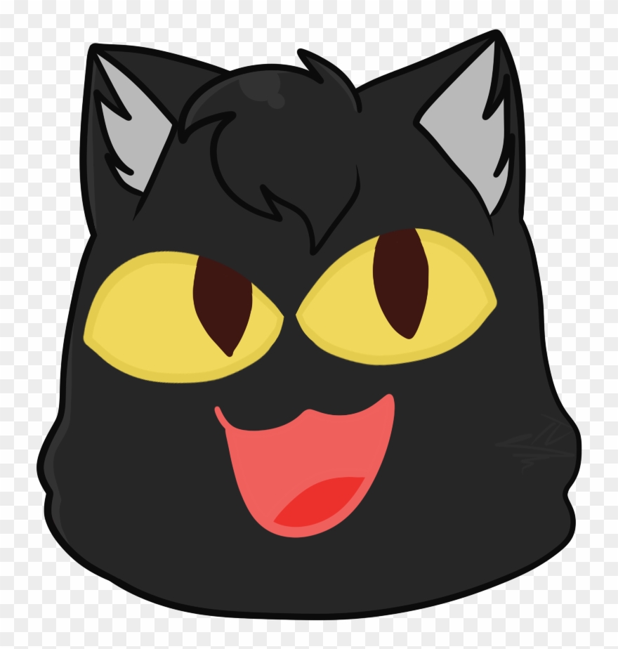Black Cat Slime, Clipart
