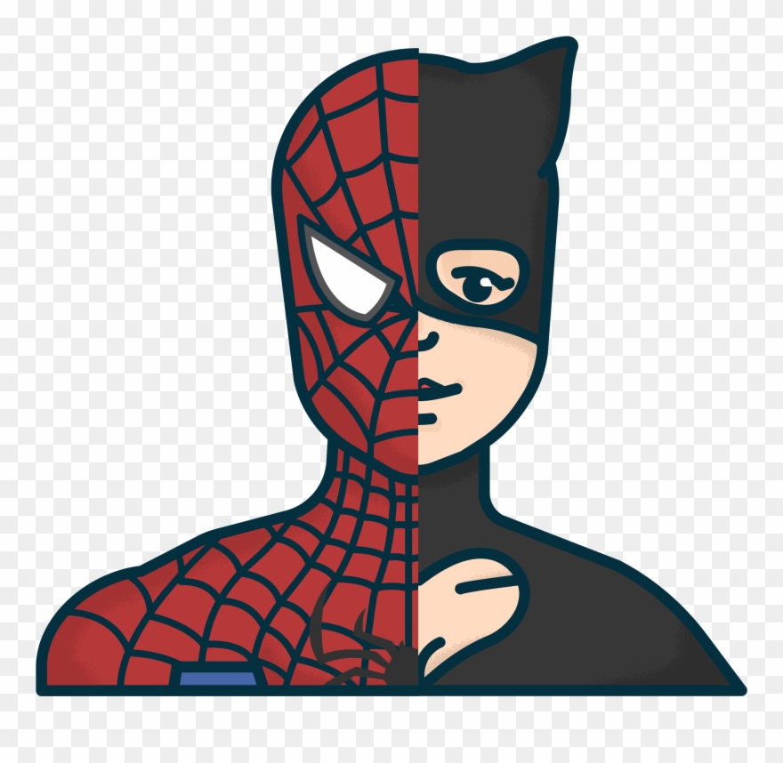 Superhero Knows To Express Him/her Self Clipart