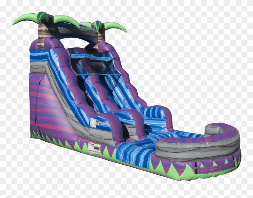 15' Water Slide Clipart