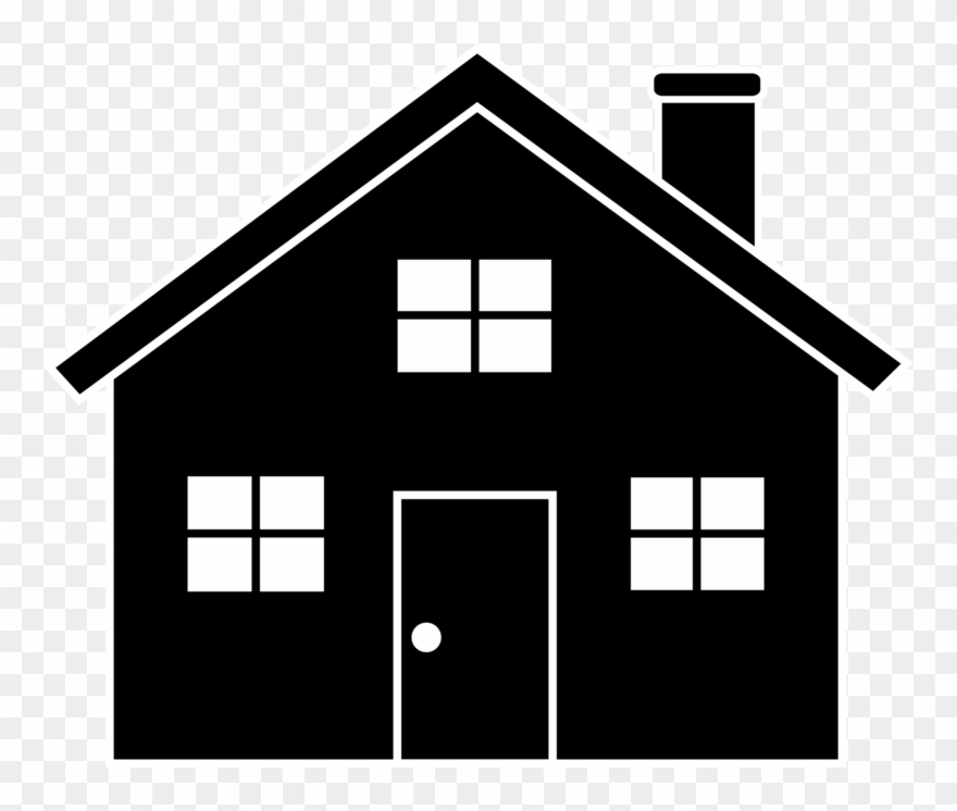 Black House Silhouette Free Clipart