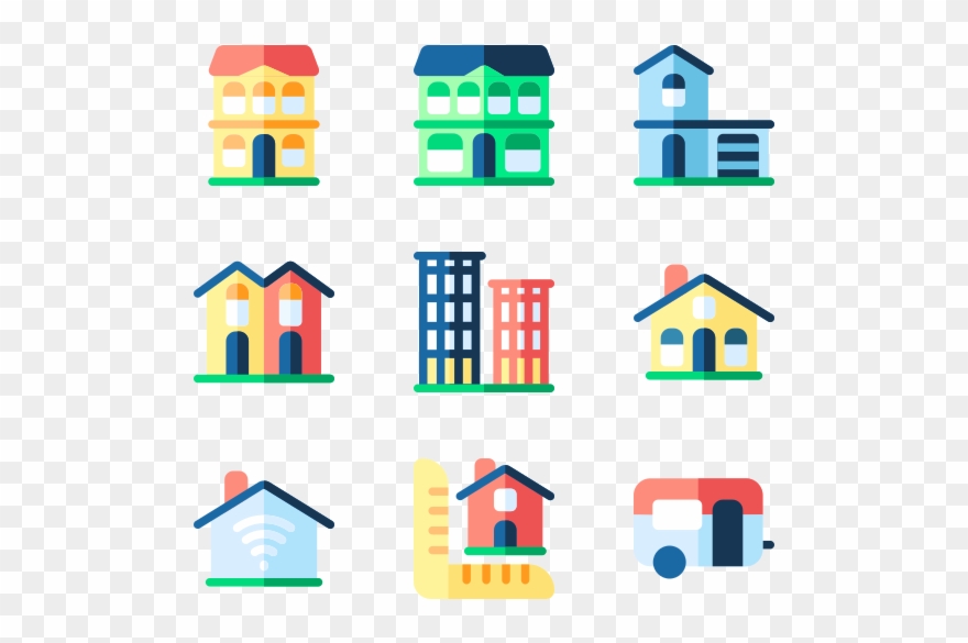 Type Of Houses Clipart