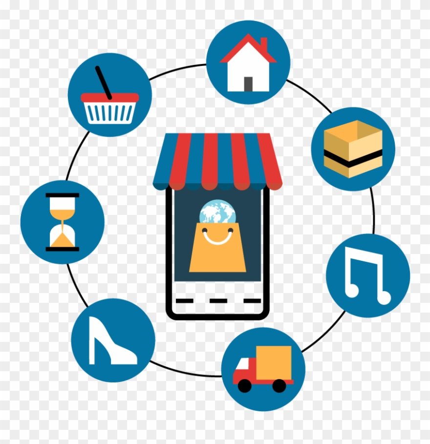 Mobile App Marketing @blankpagebiz Clipart