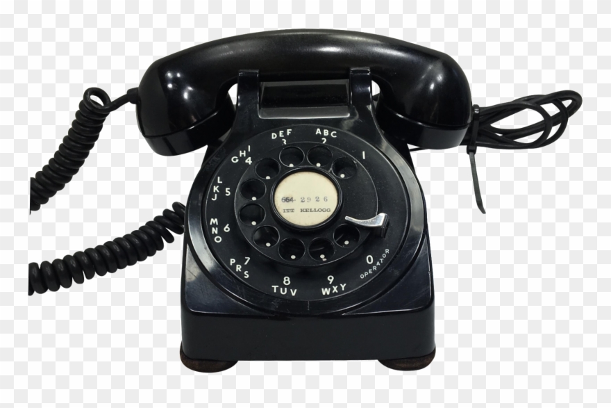 Rotary Phone Clip Art - Png Download