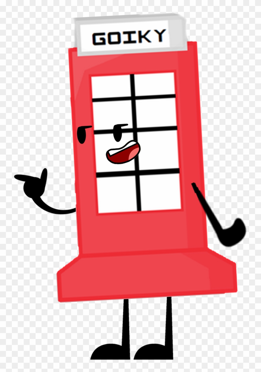 Telephone Booth Pose 3 Clipart