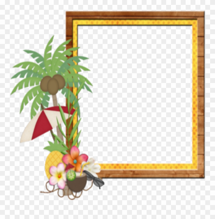Mq Palm Beach Frame Frames Border Borders Clipart