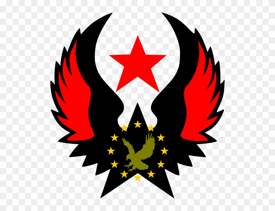 Eagle Star Hero Clip Art - Png Download