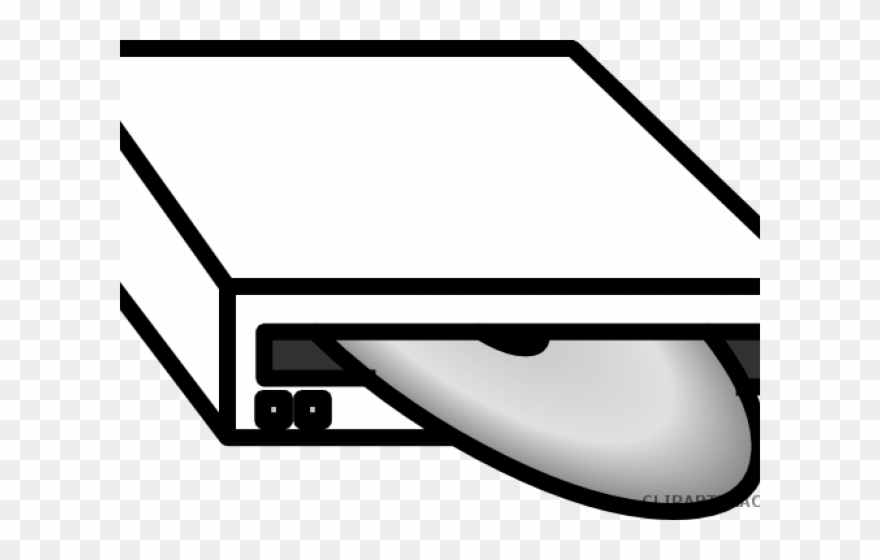 Dvd Clipart Black And White - Png Download