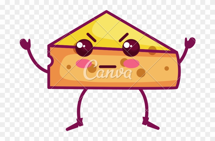 Slice Kawaii Character Icons By Canva Clipart