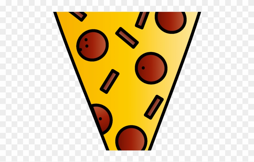 Pizza Clipart Triangle - Png Download