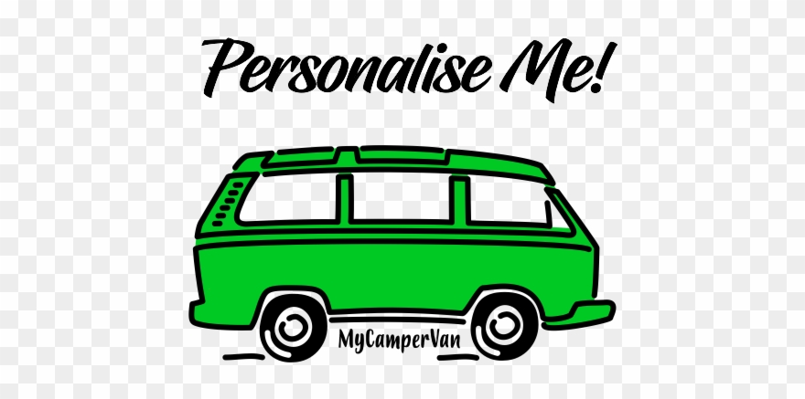 Mycampervan Vw Type 25 Transporter Green Clipart