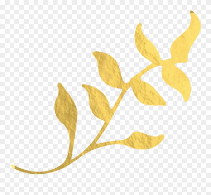 Free Png Download Gold Foil Leaf Png Images Background Clipart