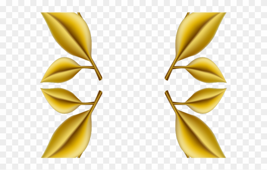 Vine Clipart Gold Leaf - Png Download