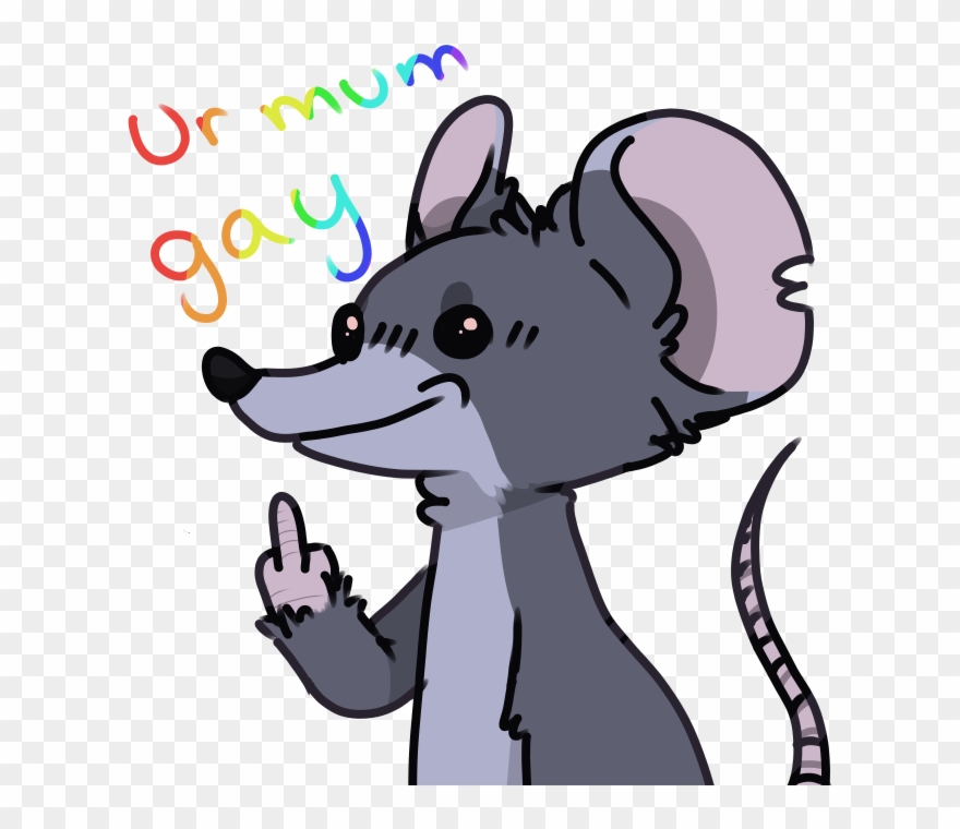 Baby Mouse Sets Off Trap On It's Mother Clipart