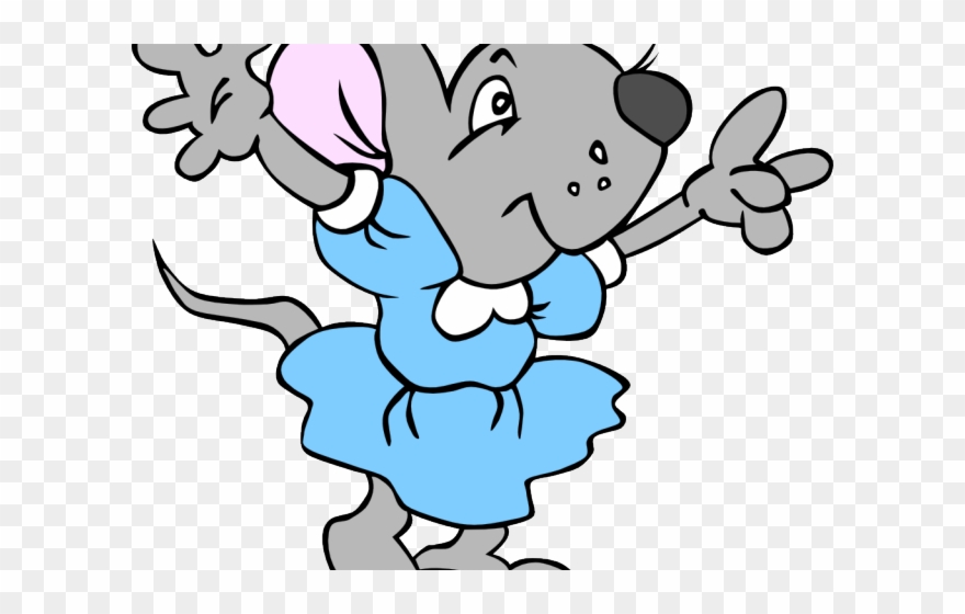 Cheese Clipart Grey Mouse - Png Download