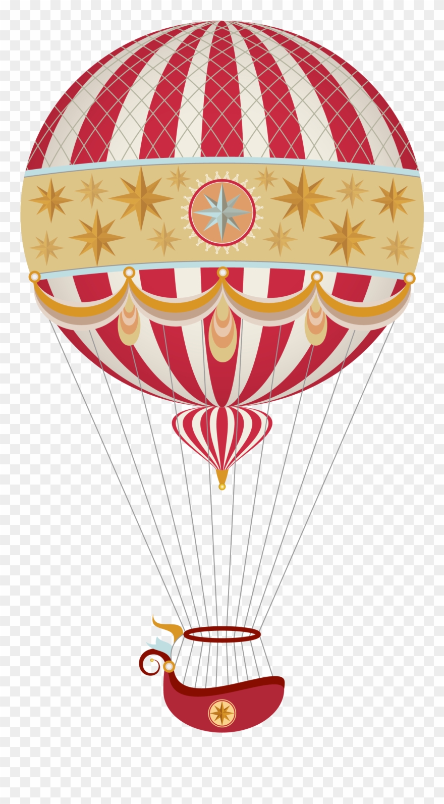 Vintage Balloons Clip Art - Png Download