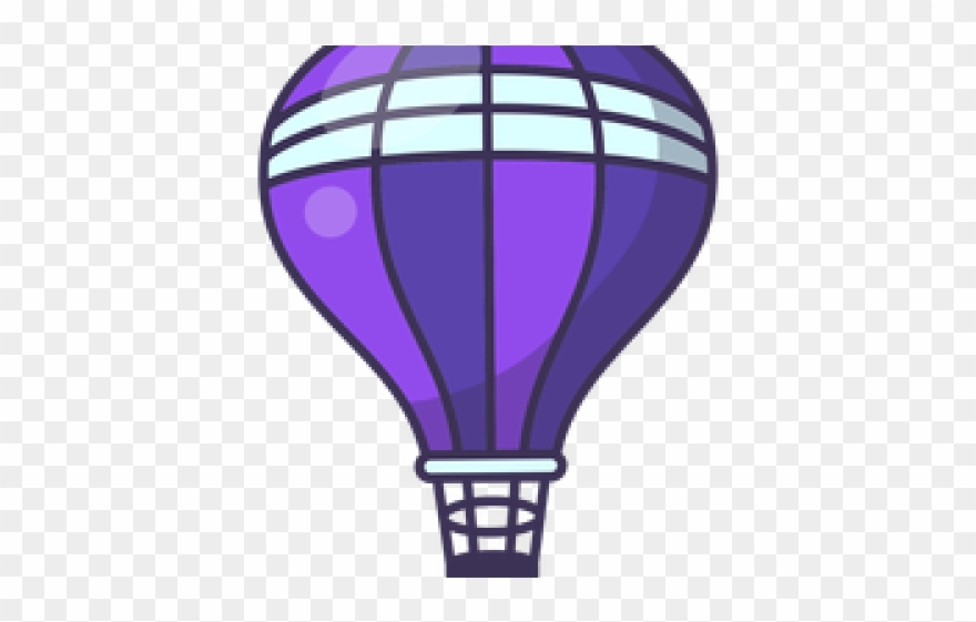 Hot Air Balloon Clipart Helicopter - Png Download