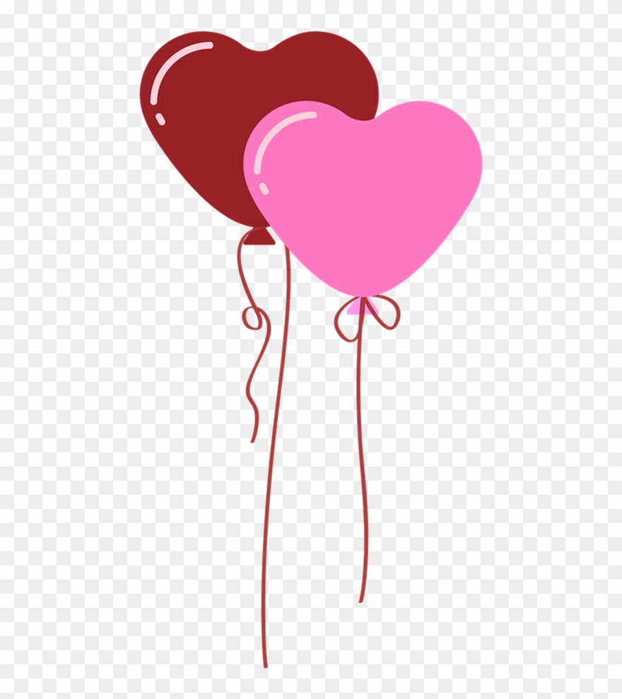 Balloons Valentine Heart Clipart