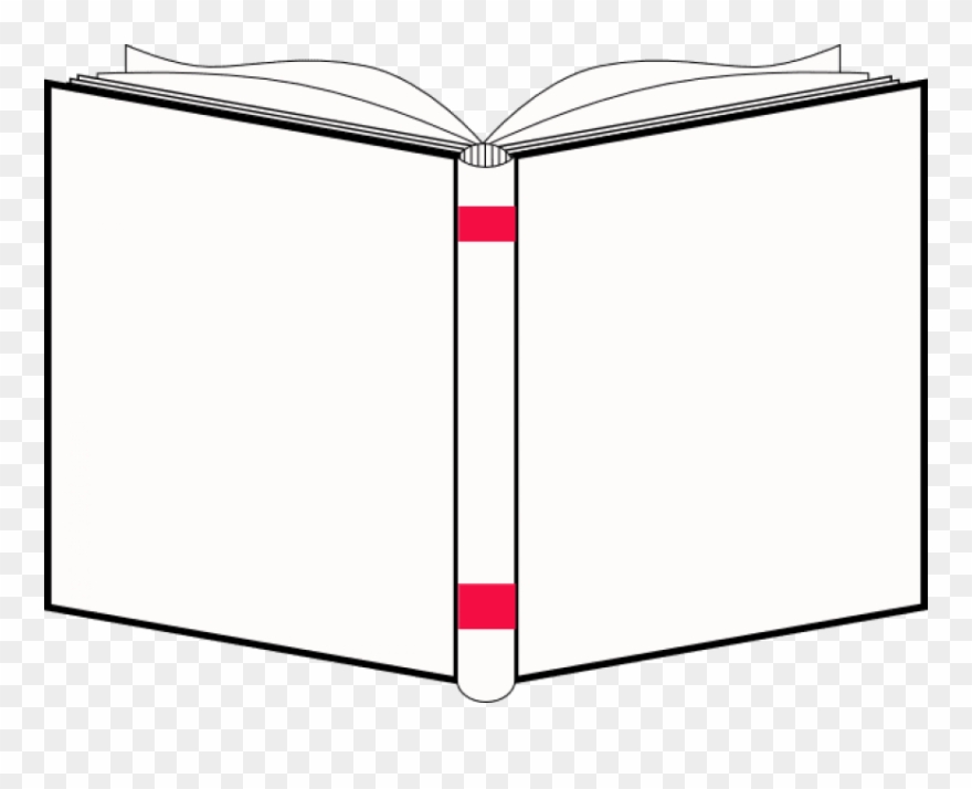 Free Png Download Open Book Coverblack And White Png Clipart