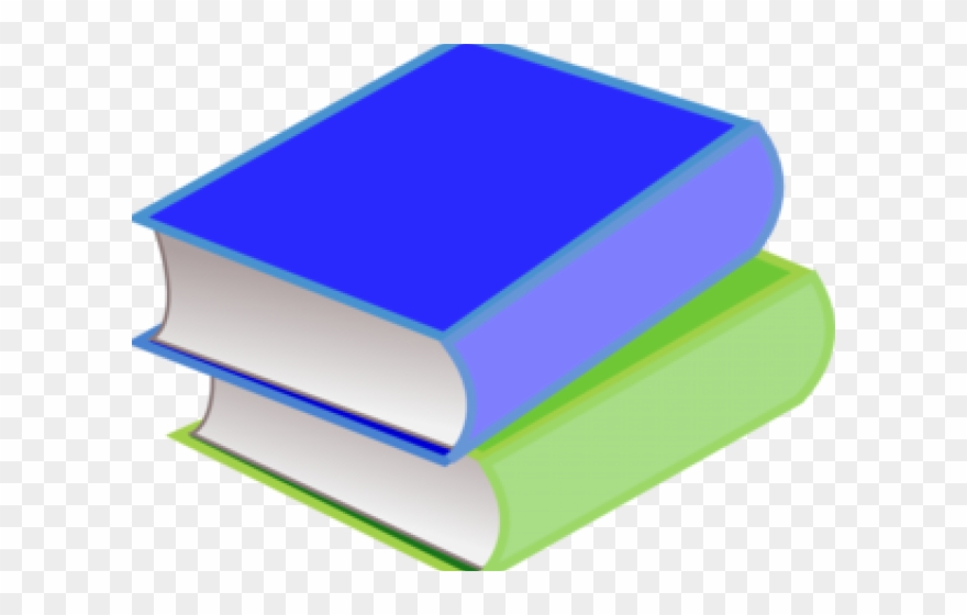 Book Clipart Stacked - Png Download