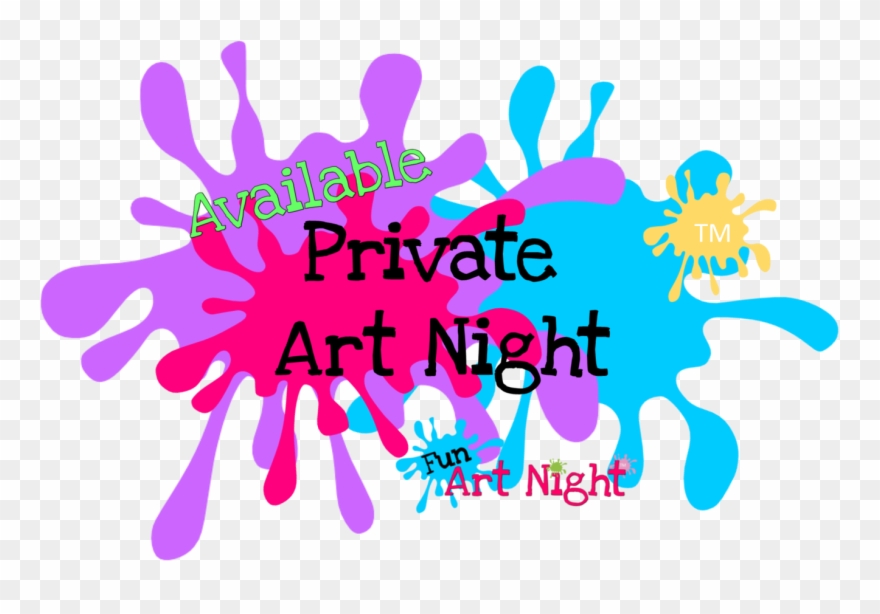 Book Your Private Art Night Clipart