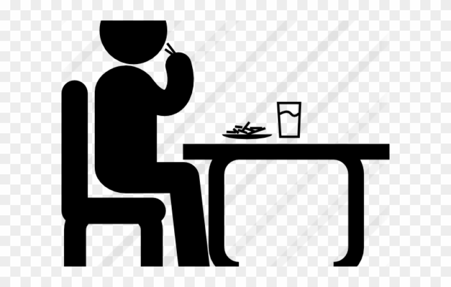 Romantic Clipart Couple Dining - Png Download