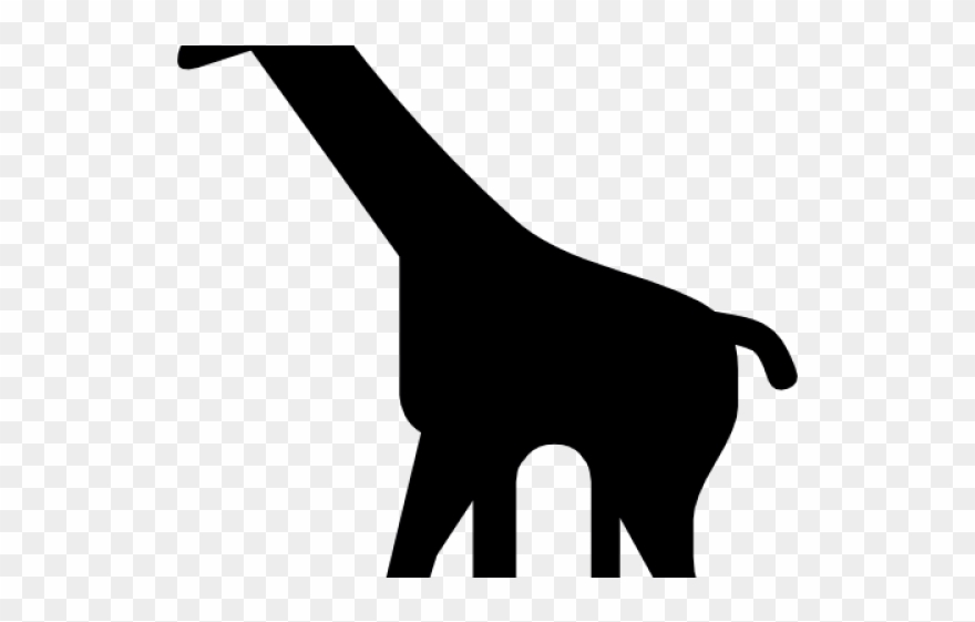 Footprints Clipart Giraffe - Png Download