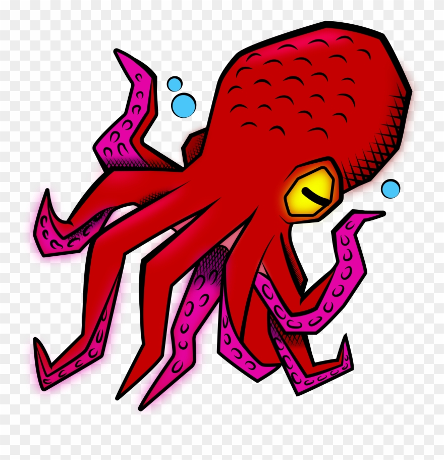 Classic Octopus Shirt Clipart
