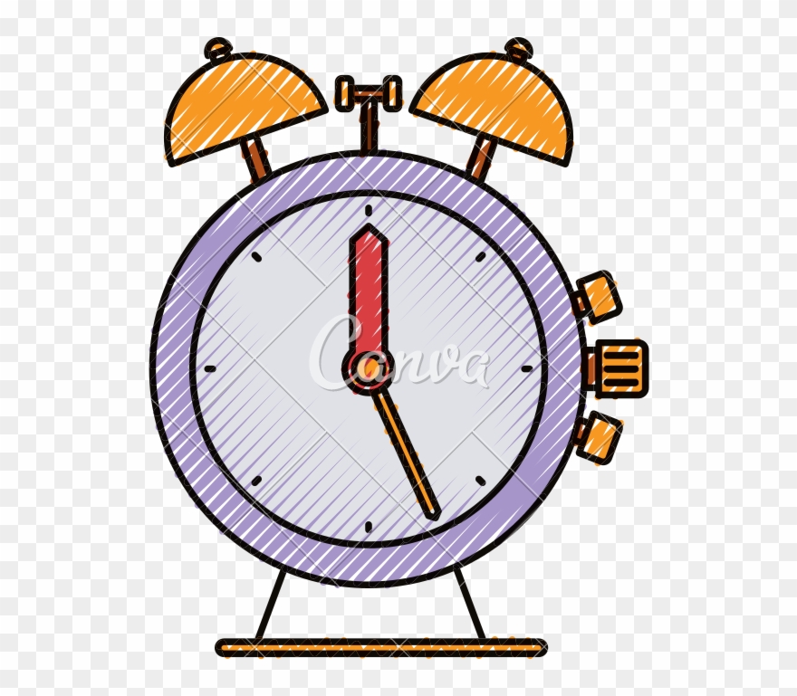 Colored Crayon Antique Icons Clipart