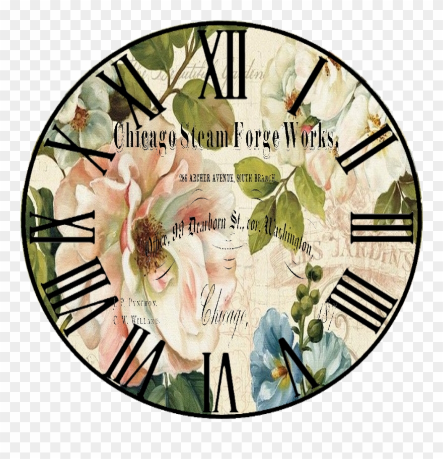 Free Vintage Clock Clipart